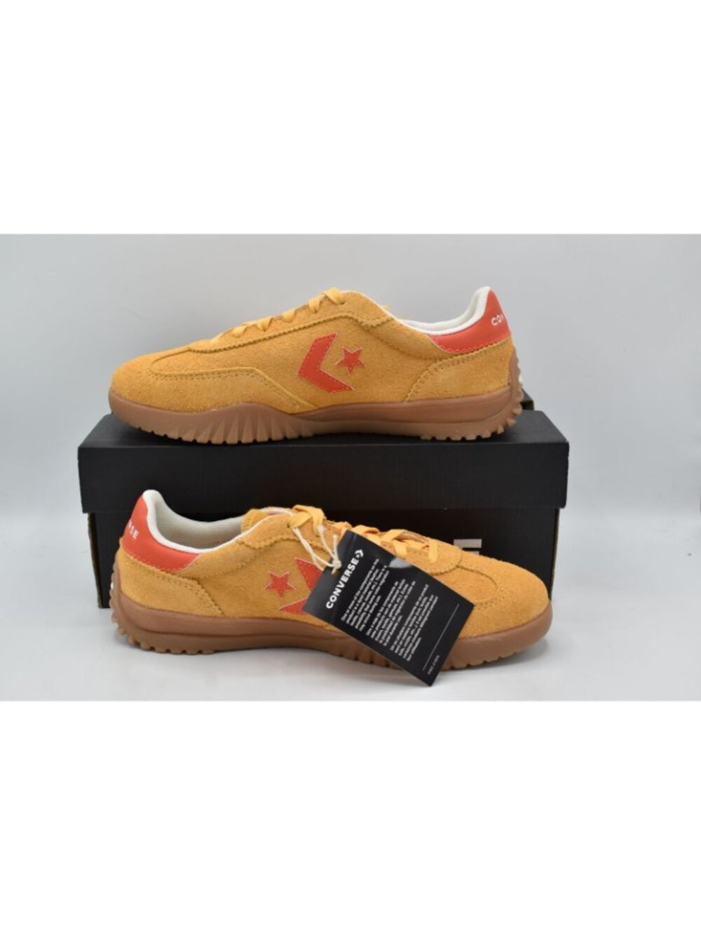 Converse Womens Size 7.5 Run Star Trainer‎ Orange Red Sneakers Shoes - Picture 8 of 11